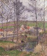 Camille Pissarro The banks of the Viosne at Osny Sweden oil painting artist
